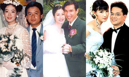 Loạt ảnh cưới thời xưa cực 'độc' của sao Việt