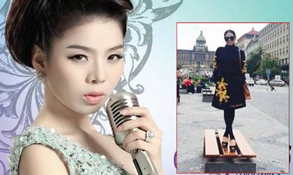  Lệ Quyên kém văn minh khi đứng lên ghế ngồi nơi công cộng để chụp hình?