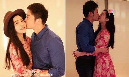 Phạm Băng Băng và Lý Thần 'khóa môi' ngọt ngào trong ngày sinh nhật