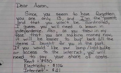 Bức thư hài hước mẹ gửi con gây xôn xao trên toàn thế giới