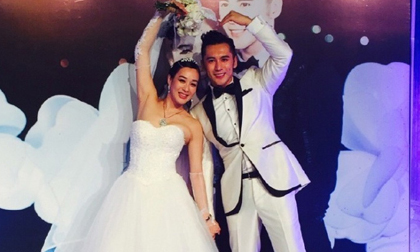 Sao nữ gốc Việt làm cô dâu xinh đẹp bên tình trẻ trong ngày sinh nhật