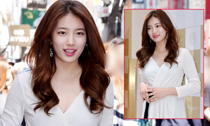 Suzy diện váy trắng đẹp nền nã tại sự kiện