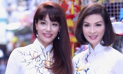 Á hậu Băng Châu, Thanh Mai trẻ đẹp như nữ sinh trên phố đèn lồng 