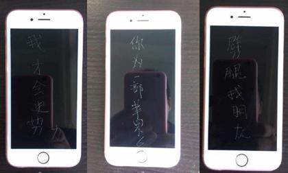 Chàng trai mua 9 iPhone 6s chỉ để khắc chữ trả thù tình cũ
