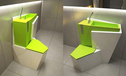 Bồn cầu 2 trong 1 – giải pháp tiết kiệm cho phòng tắm nhỏ xinh