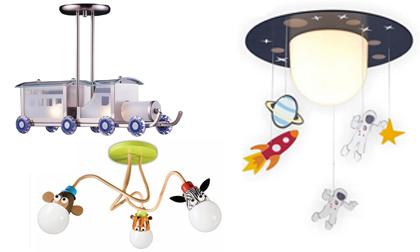 15 mẫu đèn trần nhà độc đáo dành cho phòng ngủ bé trai