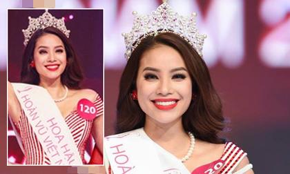 Phạm Hương đạt danh hiệu Hoa hậu Hoàn vũ Việt Nam 2015