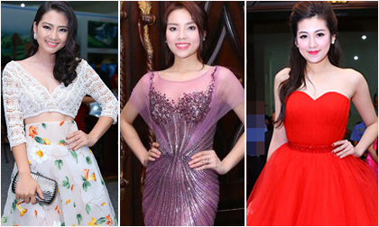 Dàn sao Việt khoe sắc trên thảm đỏ Chung kết Hoa hậu hoàn vũ 2015