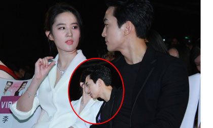  Lưu Diệc Phi tình tứ, thân mật với Song Seung Hun