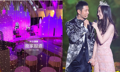 'Rò rỉ' hậu trường hôn lễ của Huỳnh Hiểu Minh và Angela Baby