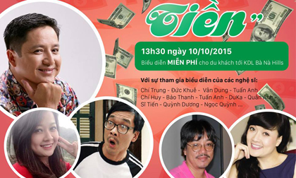 Nghệ sỹ Chí Trung và Vân Dung cùng 'phát điên vì tiền' tại Bà Nà Hills