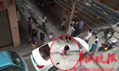 Bé gái 2 tuổi thoát chết sau khi rơi từ tầng 5