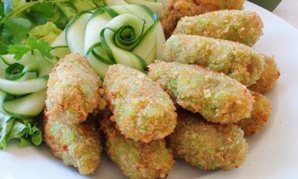 Thịt heo lăn cốm lạ miệng mà ngon