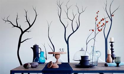 Những ý tưởng thú vị với tường phòng ăn trang trí decal