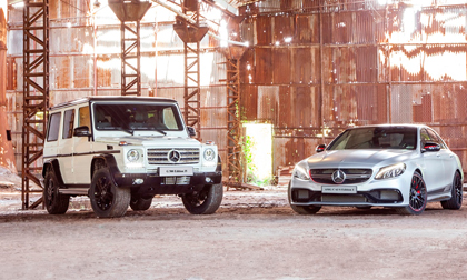 Bộ đôi Mercedes-Benz AMG C 63 S Edition 1 và G 500 Edition 35 trình làng tại VMS 2015