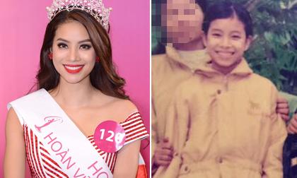 Hoa hậu Hoàn vũ Phạm Hương khoe ảnh hồi nhỏ xinh xắn