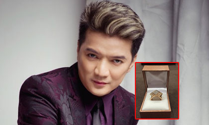 Cận cảnh chiếc nhẫn 'khủng' của Mr Đàm được tặng sinh nhật muộn