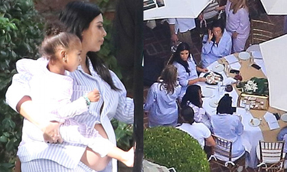 Kim Kardashian tổ chức tiệc đón con sắp chào đời