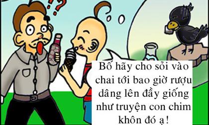 Truyện tranh: Rơi lệ vì phát hiện của trẻ con