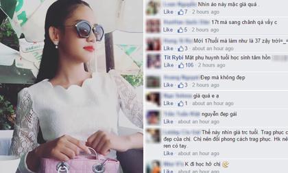 Hot girl Thúy Vi bị chê 'già đanh' khi diện đồ hàng hiệu