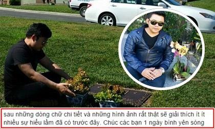 Quang Lê giải thích về sự hiểu lầm ngồi lên mộ