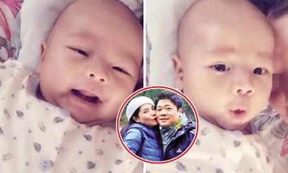 Con trai út nhà Kiwi Ngô Mai Trang biểu cảm cực yêu