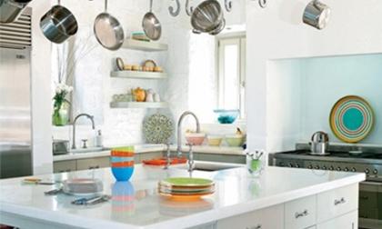 Những cách phối màu đơn giản cho gian bếp 'lạ mắt'