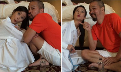 NTK Đức Hùng khoe loạt ảnh 'siêu hóm hỉnh' bên diva Hồng Nhung