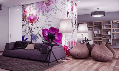 Tuyệt chiêu làm mới phòng khách mùa đông