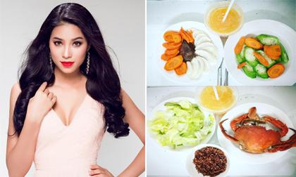 Phạm Hương không bị giảm cân dù ăn uống kham khổ