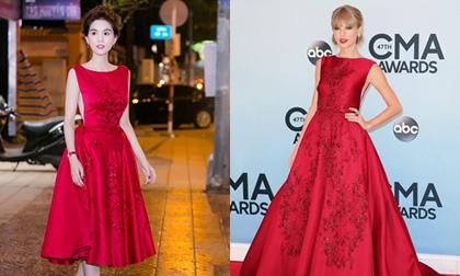 Ngọc Trinh tự hào khi nhái váy Taylor Swift từng diện