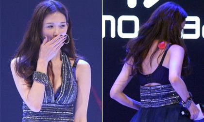 Lâm Chí Linh 'lòi' áo lót vô duyên tại sự kiện