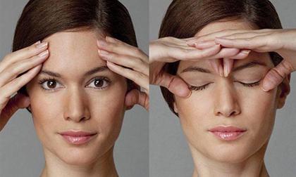 Tuyệt chiêu massage thổi bay nếp nhăn trên mặt