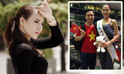 Lệ Quyên lặng lẽ sang Ba Lan dự thi Hoa hậu Siêu quốc gia 2015