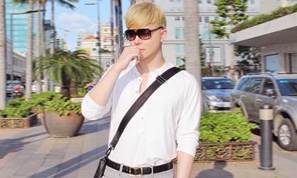 Nathan Lee xuống phố với diện mạo mới