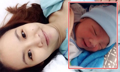 Anh Thúy X-Factor khoe ảnh con trai mới sinh 