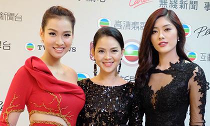 Vương Thu Phương lộng lẫy trên thảm đỏ TVB