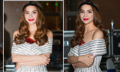'Gái một con' Hà Hồ xinh như nữ thần trong hậu trường