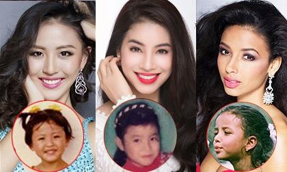Lục ảnh thuở nhỏ của thí sinh Hoa hậu Hoàn vũ 2015 