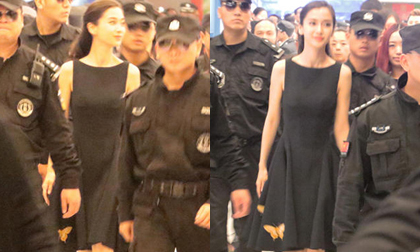 Angela Baby bị chỉ trích khi chơi trội với dàn vệ sĩ siêu 'khủng'