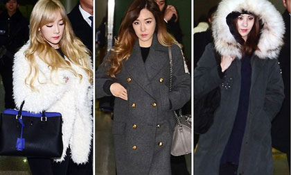 Bộ ba TaeTiSeo sành điệu với thời trang ngày lạnh