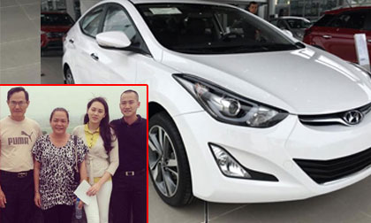 Chồng Ngọc Thạch mua xế hộp sang tặng bố vợ