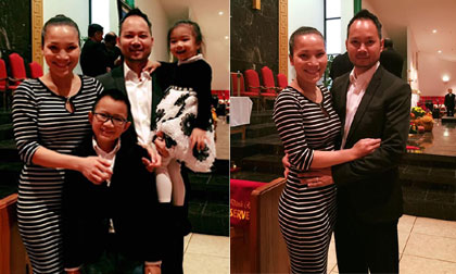 Hồng Ngọc thon gọn bất ngờ sau sinh đi Lễ Tạ ơn