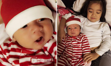 Con trai mới sinh nhà Hồng Ngọc cực kháu khỉnh và đáng yêu