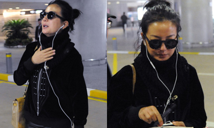 Triệu Vy lộ mặt mộc già nua khiến người hâm mộ không nhận ra