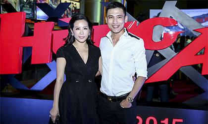 Hoa hậu Thu Hoài thân thiết bên bạn trai Oanh Yến tại buổi ra mắt phim 'Hùng Ali'