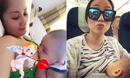 Mỹ nhân Việt và những khoảnh khắc thiêng liêng khi cho con bú