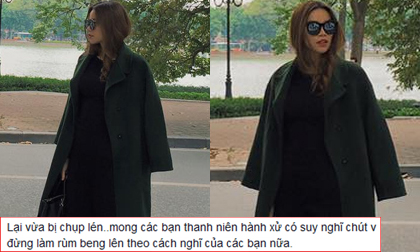 Hồ Ngọc Hà bức xúc vì bị chụp lén