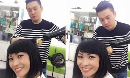 Phương Thanh khoe được Lam Trường làm tóc