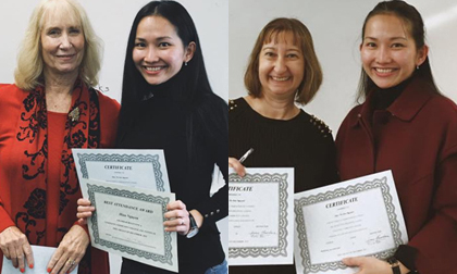 Kim Hiền khoe thành tích học tập 'khủng' tại trời Tây